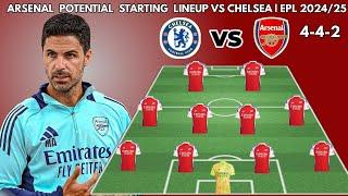 CHELSEA VS ARSENAL | Potential starting lineup ENGLISH PREMIER LEAGUE 2024/2025, MATCHWEEK 11