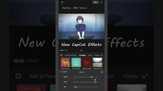 New CapCut Effects