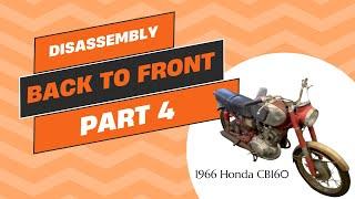 Classic Motorcycle Restoration: Honda CB160: Swing Arm Removal