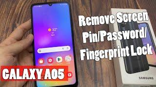 Samsung Galaxy A05: How to Remove Screen Pin/Password/Fingerprint Lock