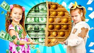 Rich Sister VS Poor Sister | Best Pranks & Funny Situations By Crafty Panda Go