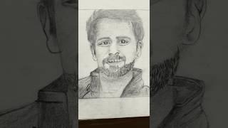 Pencil Portrait Sketch #shorts #viralshorts #youtubeshorts #trending #shortsfeed #youtube #ytshorts