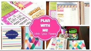 Plan With Me: Simple/White Space Planning | Erin Condren Life Planner