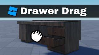 Draggable Drawers! | Roblox Studio DragDetector Tutorial