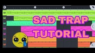 How to make a sad trap beat FL Studio Mobile Tutorial