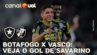 BOTAFOGO X VASCO: GOL DE LÍDER! SAVARINO ABRE O PLACAR PARA O BOTA NO CLÁSSICO