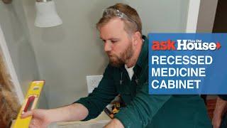 How to Install a Recessed Cabinet | Ask This Old House