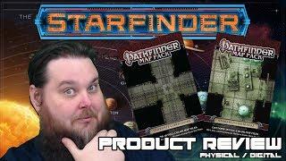 How To Play Starfinder | The Spaceship Corridors & Chambers Map Pack | Physical & Digital Review