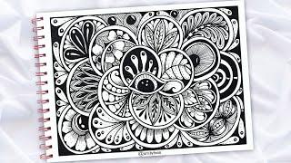 How To Draw Zentangle Art For Beginners