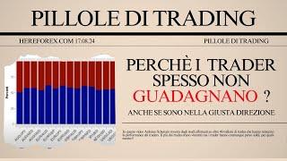 I TRADER sono spesso dalla parte GIUSTA ma NON GUADAGNANO!!!