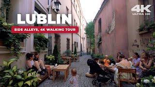 Lublin, Poland - 4K Walking Tour - Main Square, Charming Side Streets