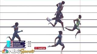 Three Americans in 400m photofinish behind Matthew Hudson-Smith at DL Birmingham | NBC Sports