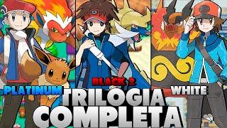 Zerando Pokémon Platinum, White & Black 2 em 1 Vídeo! (Gameplay Inédita, Jornadas Incríveis)