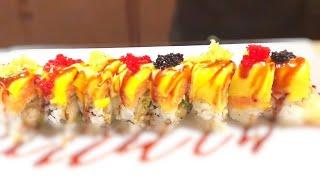 Sushi Roll (Mango Dragon Roll ) - |How To Make Sushi