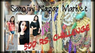 Sarojini Nagar Market | 500 Rs.challenge | Shopping on a budget | Summer Collection 2019