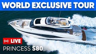 World Exclusive Princess S80 Tour LIVE broadcast from Cannes 2024