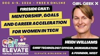 Fireside Chat: Mentorship, Goals, and Career Acceleration with WEST