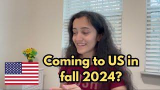 Do this if you are coming to US in Fall 2024| Tips for Indian Students fall 24