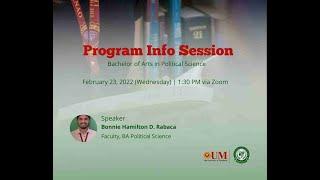 UM INFO SESSION | AB Political Science