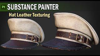 Creating a Leather Material for Hat in Substance 3D Painter