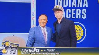 JUAN NÚÑEZ - INDIANA PACERS - PICK 36 - ROUND 2 | NBA DRAFT 2024