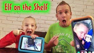 Elfie Selfies! Hilarious Elves Prank Dad's Phone!!!