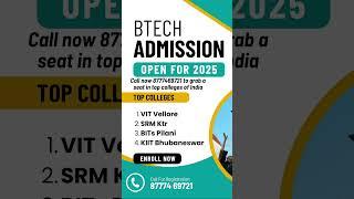 VIT Vellore | SRM Chennai | BITs Pilani | KIIT University | Direct admission #srmuniversity #btech
