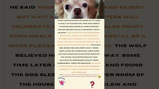 the sleeping dog and the wolf-Aesop's fable