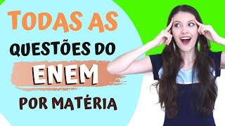 Study guide with all ENEM questions divided by subject. Is it a good idea? | Sarah Schollmeier