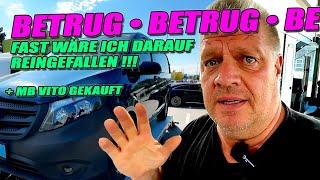 Schon wieder will mich ein Betrüger übers Ohr hauen! Und ich kaufe einen Vito 4x4