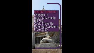 Bill 752 is Challenging Your Italian Citizenship by Descent Reclaiming Process