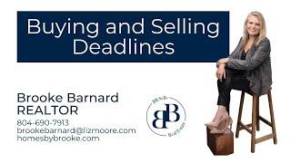 Buying and Selling Deadlines