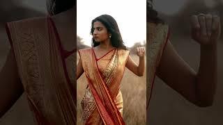 The charm of a Kanchipuram saree, the elegance of Seematti, the beauty of her.