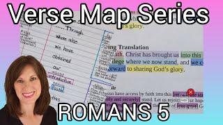 Verse Map & Word Origin Romans 5:2 #biblestudy #biblejournal #versemap