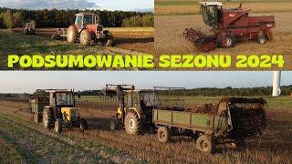 Podsumowanie sezonu 2024 u Rolnik277 Ursusy C-360 3P, C-330M oraz Massey Fergusony  3070, 3090, 6170