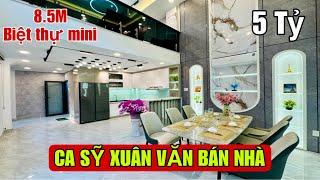 Ca sỹ Xuân Văn kẹt quá hoá liều đại hạ giá kịch sàn bán gấp căn nhà phố ngang 8.5M ngay chợ An Nhơn