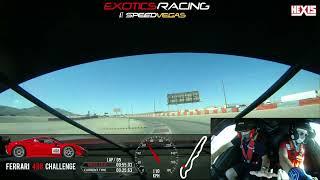 Ferrari 488 Challenge Evo fastest lap 52.89 Speed Vegas Las Vegas