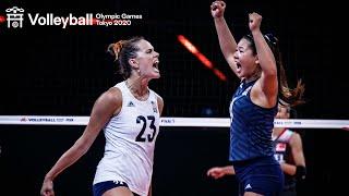 Epic Plays by Women's Team USA Olympic Champions of #Tokyo2020 | Volleyball World