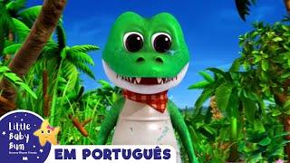 Canção do Crocodilo |  Canções para crianças | Little Baby Bum em Português