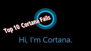 Top 10 Microsoft cortana fails (rubbish cortana) the worst digital assistant