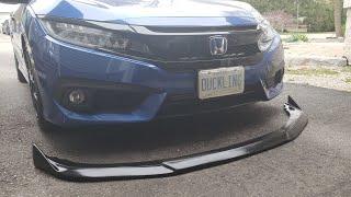 How To Install  A Front Lip On Your Car.