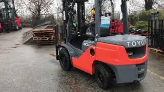 2021 Toyota Diesel 8FDU32 Forklift Walk Around