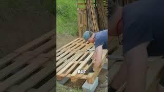 He Built a Tiny Home using Wooden Pallets?!