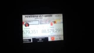 T-series overtakes Pewdiepie