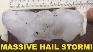 MASSIVE HAIL STORM BRISBANE QLD AUSTRALIA