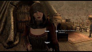 Serana being cheeky with the Dragonborn - SDA Serana Dialogue Add-On Mod - Skyrim SE 2023