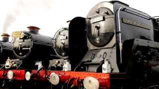 GWR steam trains at Tyseley Locomotive Works, October 2015