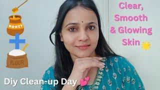 Diy Clean-up With Rice Flour & Honey  Get Clear & Glowing Skin  Anjali Singh