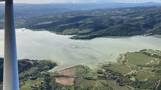 In volo sul lago di Corbara e Civitella