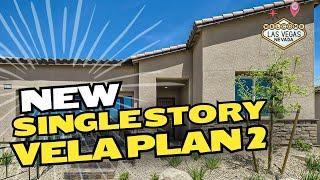 New Single Story Build  Las Vegas | Vela Plan 2 by Woodside Homes | Estrella at Sunstone